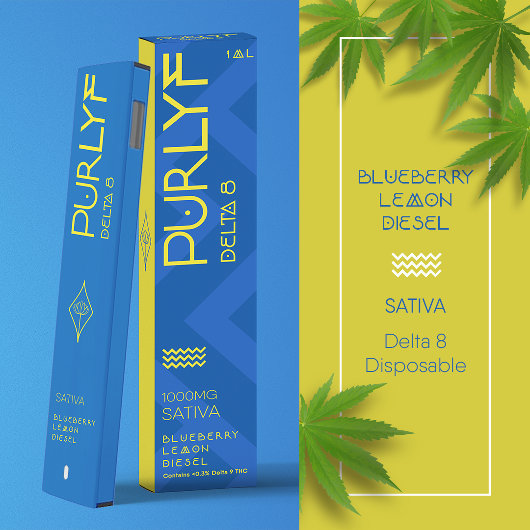 Buy Purlyf Premium Delta 8 Blueberry Lemon Diesel