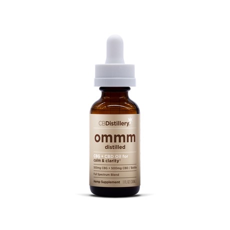 CBDistillery - CBD Oil Tincture - ommmm - CBG 500mg + CBD 500mg