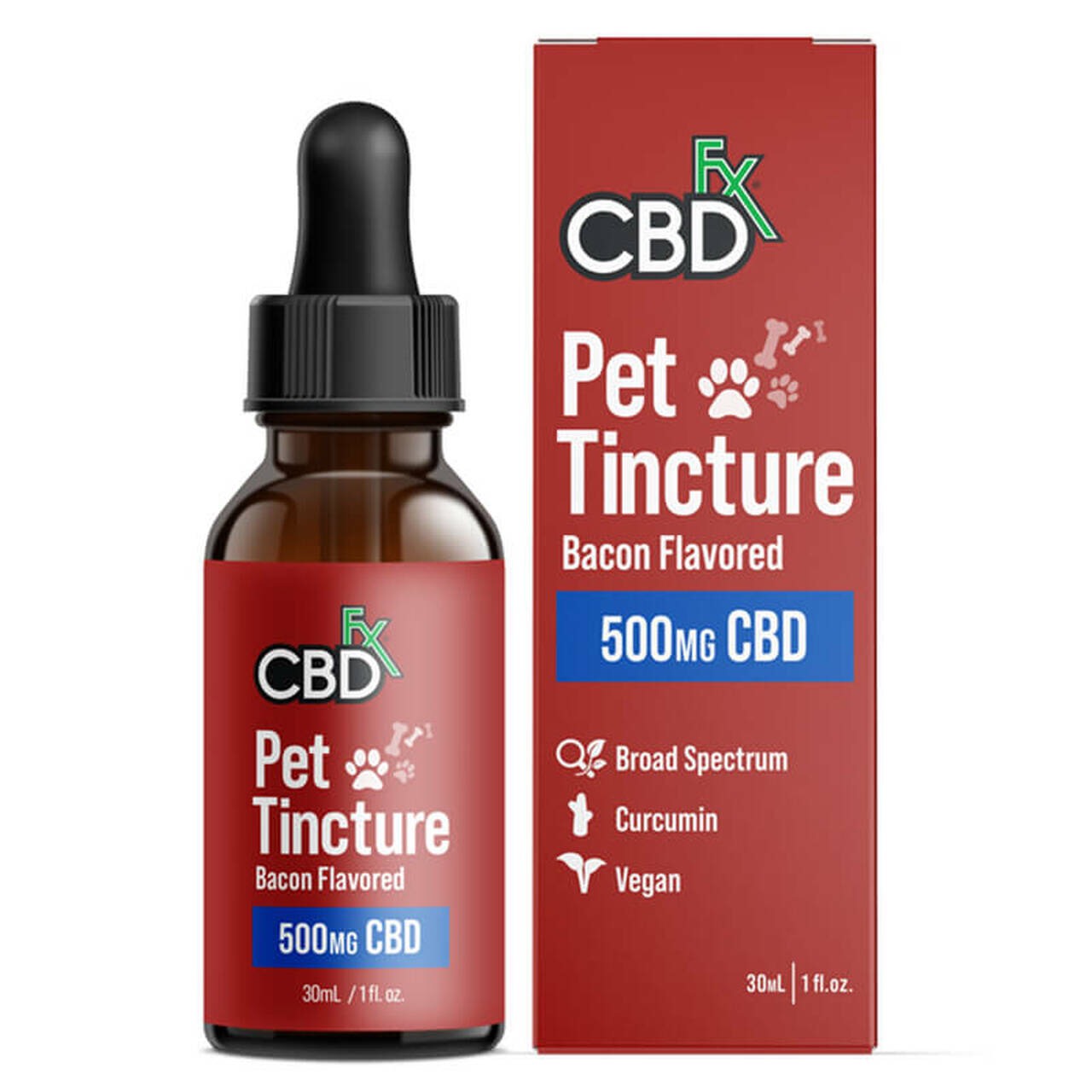 CBDfx - CBD Oil For Pet - Medium Breeds - 500mg - 9kg to 27kg