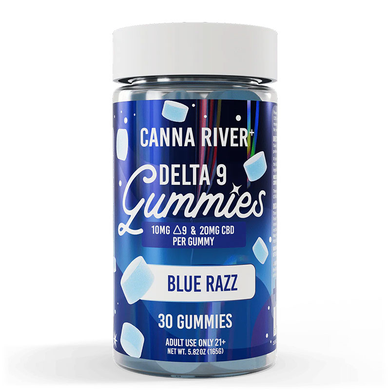 Canna River – THC D9 Gummy – Blue Razz – 900mg