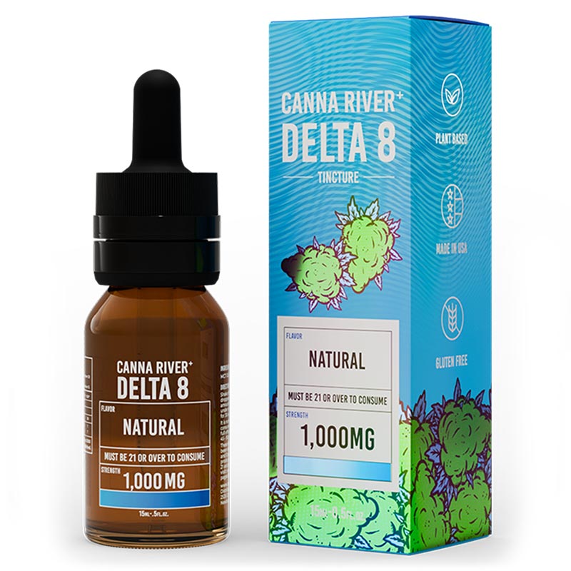 Canna River – D8 Tincture – 1000mg – 15ml – Natural