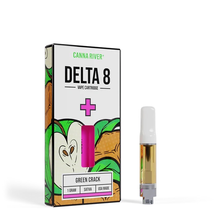 Canna River – D8 Cartridge – (1G x 2 pcs) – Green Crack – SATIVA