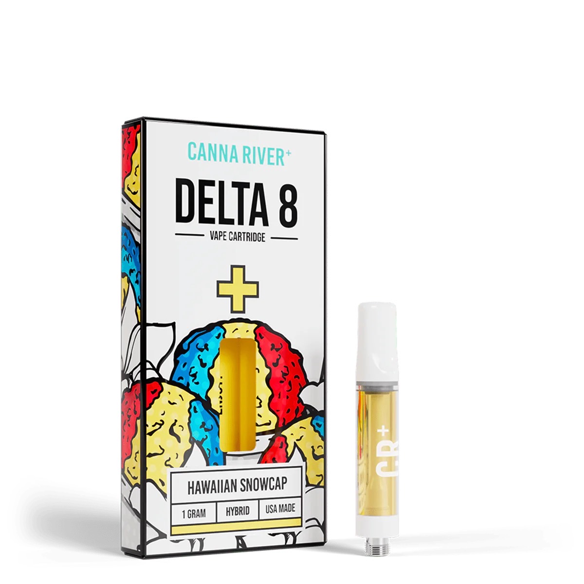 Canna River – D8 Cartridge – (1G x 2 pcs) – Hawaiian Snowcap – Hybrid