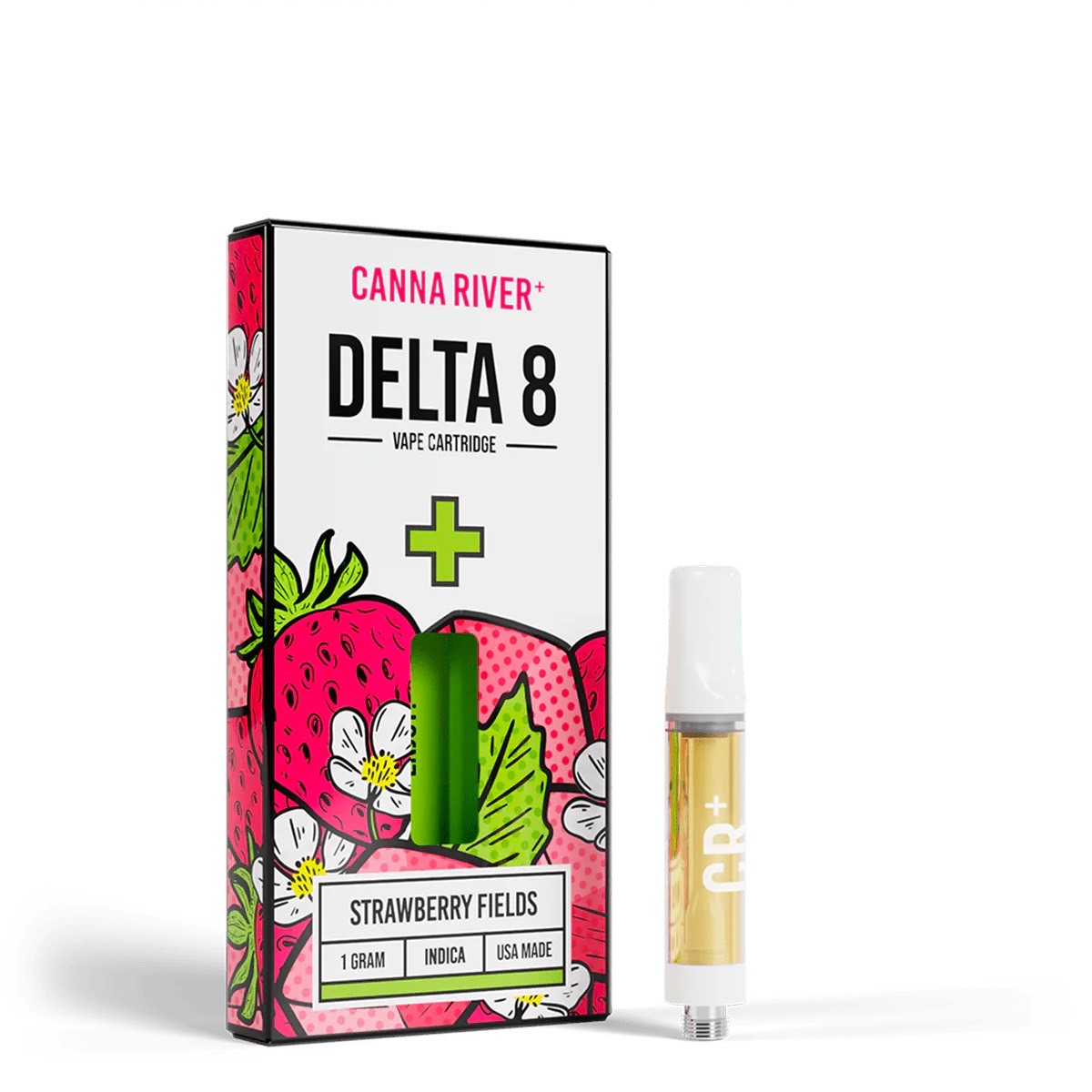 Canna River – D8 Cartridge – (1G x 2 pcs) – Strawberry Fields – Indica