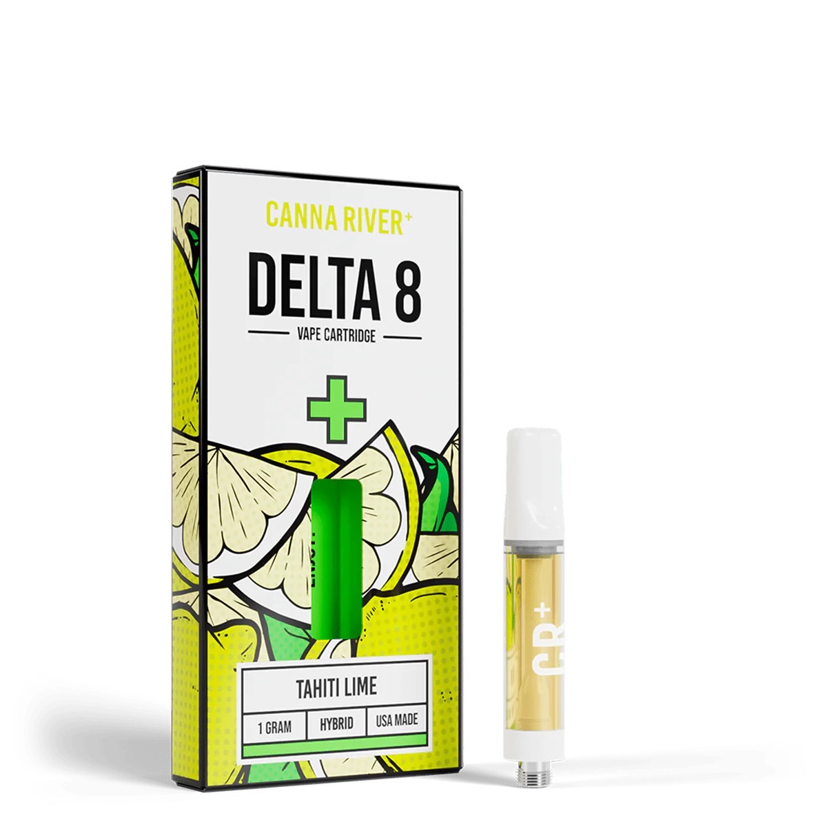 Canna River – D8 Cartridge – (1G x 2 pcs) – Tahiti Lime – Hybrid