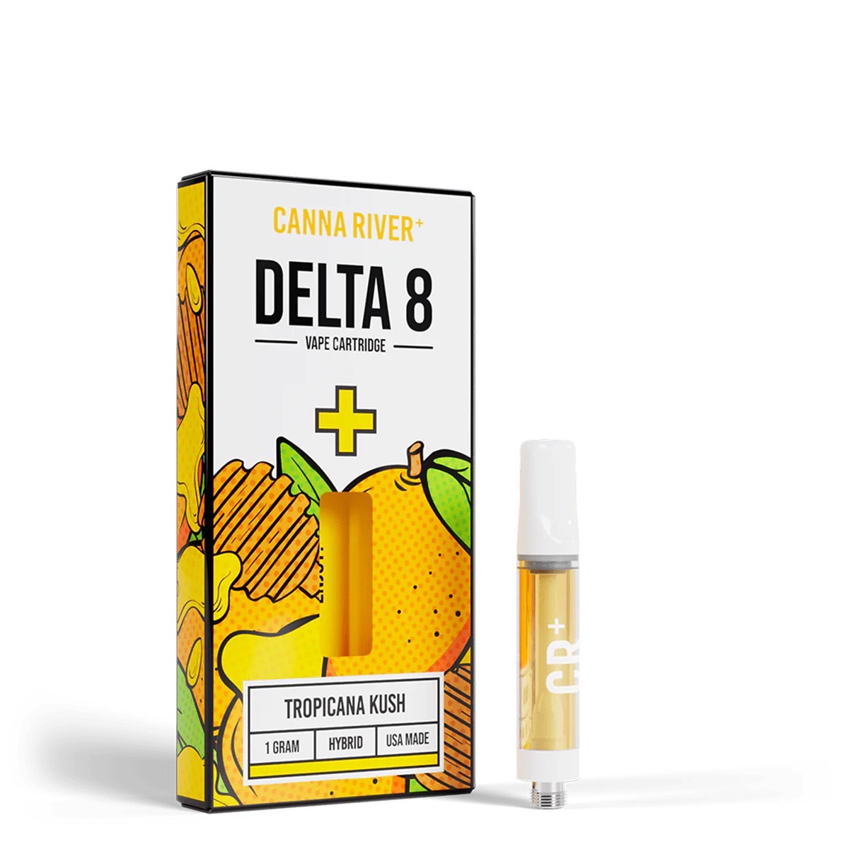 Canna River – D8 Cartridge – (1G x 2 pcs) – Tropicana Kush – Hybrid