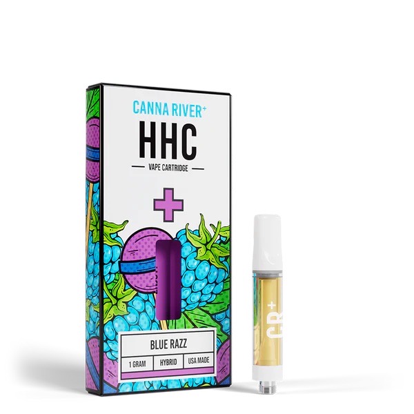 Canna River - HHC - Cartridge - (1G x 2pcs) Blue Razz - Hybrid 