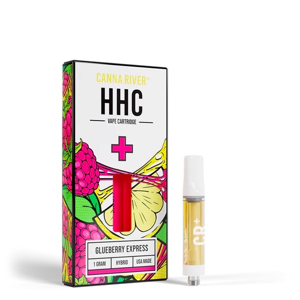 Canna River - HHC - Cartridge - (1G x 2pcs) - Glueberry Express - Hybrid 