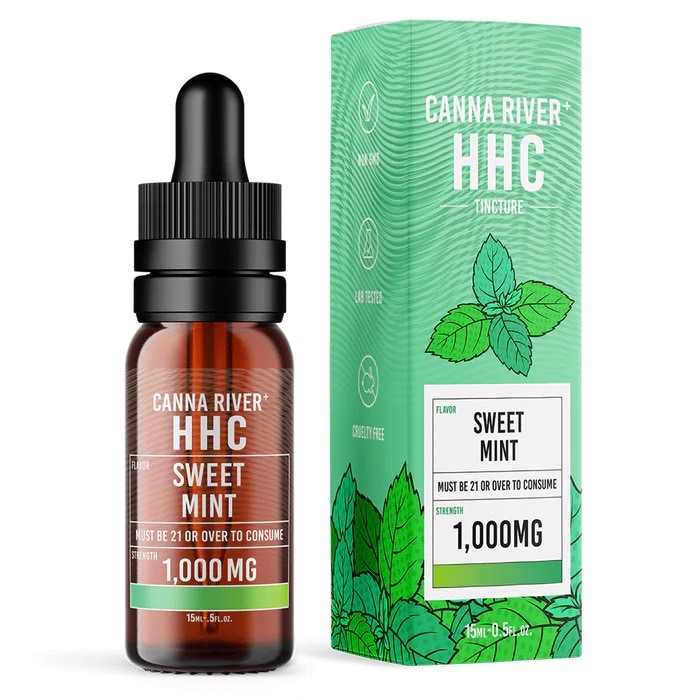 Canna River – HHC Tincture – 1000mg – 15ml – Sweet Mint