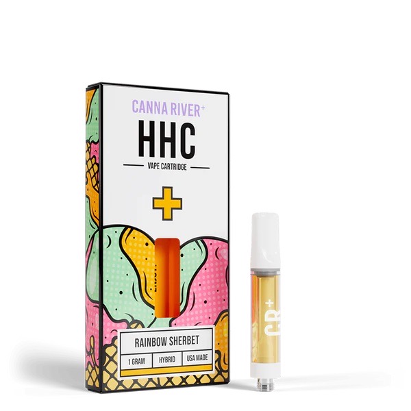 Canna River - HHC - Cartridge - (1G x 2pcs) - Rainbow Sherbet - Hybrid
