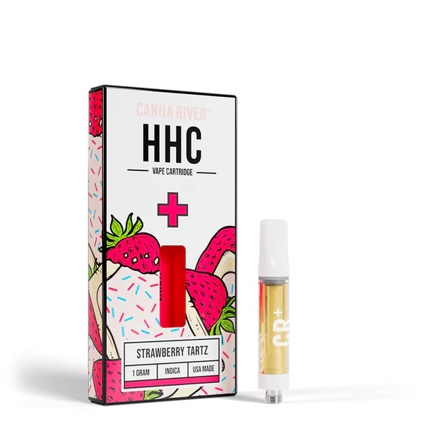 Canna River - HHC - Cartridge - (1G x 2pcs) - Strawberry Tartz - Indica