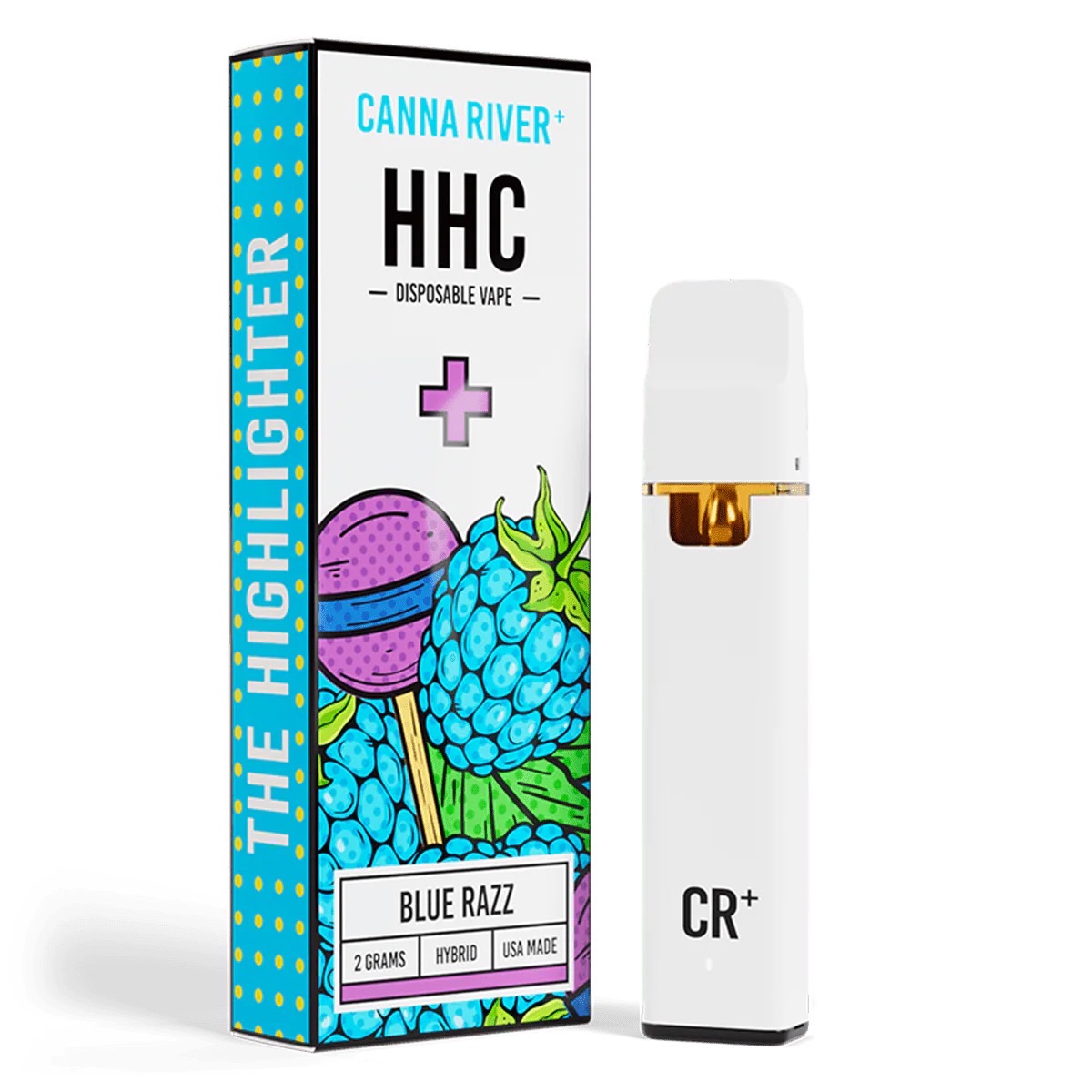 Canna River – HHC – Blue Razz (Hybrid) – 2G – Disposable