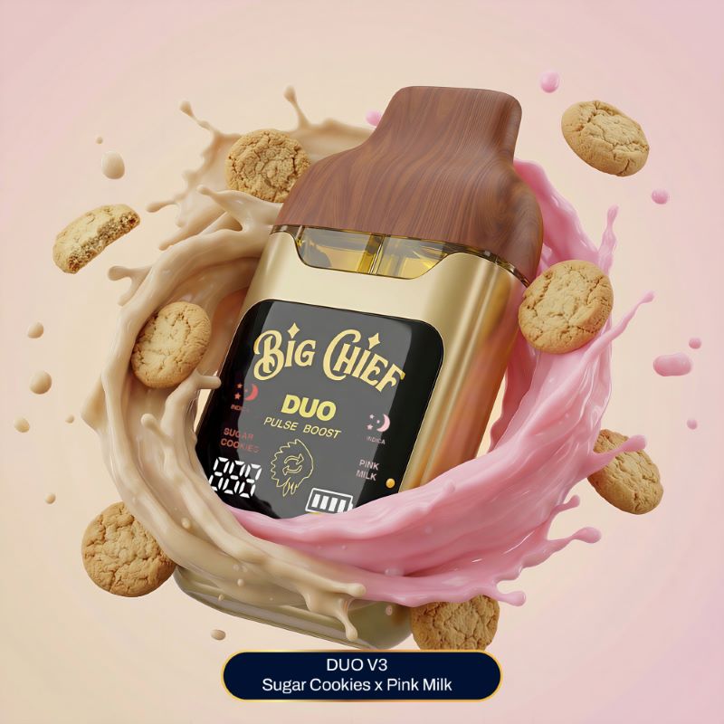 Big Chief - THC Disposable - V3 - 2G - SUGAR COOKIES (I) X PINK MILK (I)
