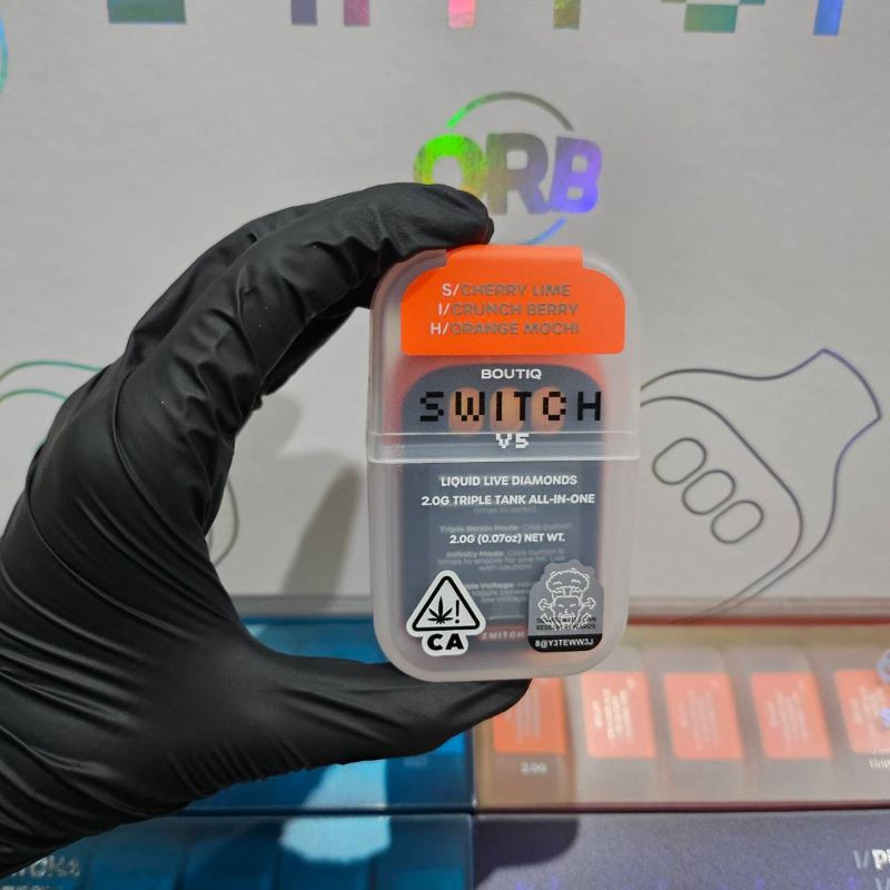 Boutique Switch V5 - Cherry Lime (S) - Crunch Berry (I) - Orange Mochi (H) - 2G Disposable
