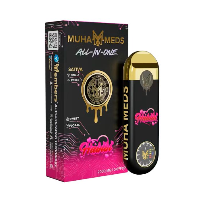 Muha Meds - Gen 3 - THC Disposable - Habibi - SATIVA - 2000mg